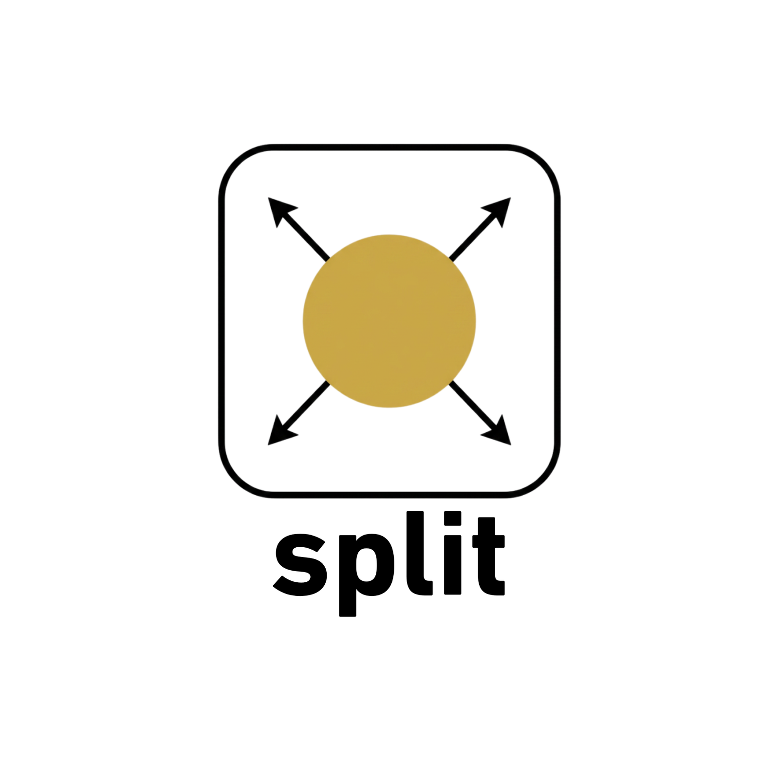 Split logo